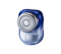 Baeroprki Afeitadora Eléctrica USB Recargable Pantalla Digital Afeitadora Mini Portátil Multifuncional Viajes Afeitadora para Hombres Portátil,B