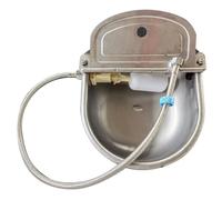 Baeroprki Bebedero Automático para Animales con Válvula Flotante, Adaptador de Conector Rápido Bebedero para Vacas Bebedero Tipo Flotador