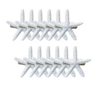 Baeroprki Juego de Servilleteros con Forma de Estrella de Mar, 12 Servilleteros con Forma de Estrella de Mar, A Granel para Decoración de Mesa de Comedor en la Playa, Servilletero