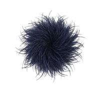 Baesics Broche con plumas para mujer, broche en forma de pluma de avestruz, broche en forma de flor con pompón para sujetar, vintage para boda, novia, carnaval, traje blazer, SF