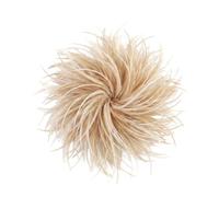 Baesics Broche con plumas para mujer - Pluma de avestruz Fluffy - Broche de clip - Vintage para boda, novia, carnaval, blazer, SF