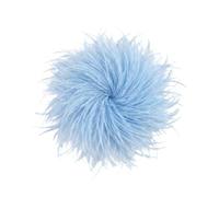 Baesics Broche de pluma azul claro - Mujer Plumas de avestruz Fluffy Pin Vintage Estilo Hutaccessoire Novia Boda Fiesta Carnaval Clip para el pelo Tocado para Blazer Vestido Chaqueta - Diseño de