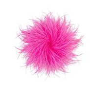 Baesics Broche de pluma - Pinza de plumas de avestruz esponjosa para mujer, accesorio vintage para sombrero, ideal para novias, bodas, fiestas, carnaval, pinza para el pelo, fascinator para blazer