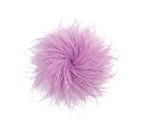 Baesics Broche de pluma - Pinza de plumas de avestruz esponjosa para mujer, accesorio vintage para sombrero, ideal para novias, bodas, fiestas, carnaval, pinza para el pelo, fascinator para blazer