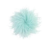 Baesics Broche de Plumas de Menta para Mujer, Plumas de Avestruz, Estilo Vintage, Accesorio para Novia, Boda, Fiesta, Carnaval, Tocado para el Pelo, para Blazer, Vestido, Chaqueta
