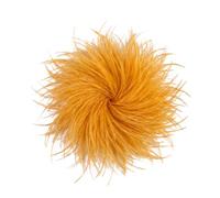 Baesics Broche de plumas de mostaza para mujer, plumas, plumas de avestruz, estilo vintage, accesorio para novia, boda, fiesta, carnaval, tocado para el pelo, para blazer, vestido, chaqueta, diseño de