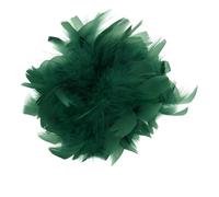 Baesics Broche de plumas para mujer, 2 en 1, hecho a mano, plumas, estilo vintage, accesorio para boda, fiesta, carnaval, tocado para el pelo, para blazer, vestido, chaqueta, diseño de flores boho, TH