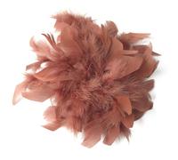 Baesics Broche de plumas para mujer, 2 en 1, hecho a mano, plumas, estilo vintage, accesorio para boda, fiesta, carnaval, tocado para el pelo, para blazer, vestido, chaqueta, diseño de flores boho, TH