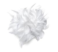 Baesics Broche de plumas para mujer, 2 en 1, hecho a mano, plumas, estilo vintage, accesorio para boda, fiesta, carnaval, tocado para el pelo, para blazer, vestido, chaqueta, diseño de flores boho, 1