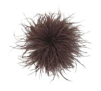 Baesics Broche de plumas para mujer, 2 en 1, hecho a mano, plumas, estilo vintage, accesorio para boda, fiesta, carnaval, tocado para el pelo, para blazer, vestido, chaqueta, diseño de flores boho, 1