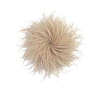 Baesics Broche de Plumas para Mujer, Plumas de Avestruz, Estilo Vintage, Accesorio para Novia, Boda, Fiesta, Carnaval, Tocado para el Pelo, para Blazer, Vestido, Chaqueta, Diseño de Flores en Beige