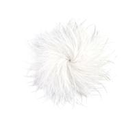 Baesics Broche de Plumas para Mujer, Plumas de Avestruz, Estilo Vintage, Accesorio para Novia, Boda, Fiesta, Carnaval, Tocado para el Pelo, para Blazer, Vestido, Chaqueta, Diseño de Flores Blancas