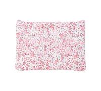 Baesics Neceser de maquillaje para mujer, 20 x 14 cm, plano y pequeño, bolsa de aseo, organizador de bolsos y bolsa de maquillaje con cremallera para maquillaje, estuche para objetos pequeños y