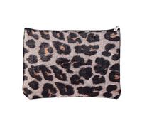 Baesics Neceser de maquillaje para mujer, 20 x 14 cm, plano y pequeño, bolsa de aseo, organizador de bolsos y bolsa de maquillaje con cremallera para maquillaje, estuche para objetos pequeños y