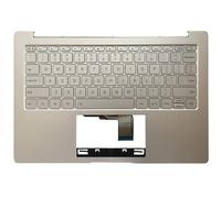 BAETI Nuevo Teclado Estadounidense for XI-ao-mi MI Air de 13,3 Pulgadas 9Z.ND7BW.001 MK10000005761 490.09U07.0D01 Notebook inglés Plateado retroiluminado (reemplazo de Teclado)
