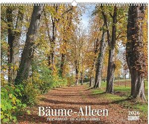Bäume - Alleen 2026 - Wandkalender 52 x 42,5 cm - Spiralbindung: TREE AVENUES · LES ALLÉES D'ARBRES 2026