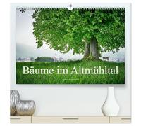 Bäume im Altmühltal (hochwertiger Premium Wandkalender 2026 DIN A2 quer), Kunstdruck in Hochglanz: Schattenspender, knorrige Einzelgänger, Ruhepole ... Umkreis des Altmühltals und dessen Jurahöhen.