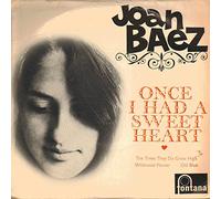 Baez, Joan Once I Had A Sweetheart EP Fontana TFE18006 EX/EX 1961 picture sleeve