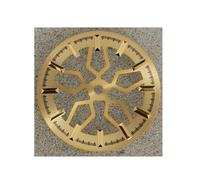 BAFAFA 28.5MM Hollow Out Green Luminous Watch Dial Compatible For NH70 Movement Watch Accessories (Color : 04 No Luminous)