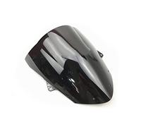 BAFAFA Pantalla Parabrisas Deflector Viento para para Ninja para ZX6R para ZX-6R 636 2009-2019 2018 2017 2016 2015 Deflectores Viento Pantalla Parabrisas Doble Burbuja(1)