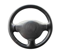 BAFAFA para 207 para Expert para Partner para Trenza Protector para Volante Coche Antideslizante Cubierta Mango Cuero Cubre Volante Coche Protector Volante(Bl Thread)