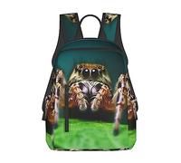 BAFAFA Wildlife Spider Printed Mochilas para computadora portátil, mochila grande para computadora, mochila de viaje, Negro, Talla única