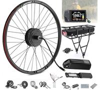 BAFANG Ebike Conversión Kit 48V 500W/750W Motor Rueda Trasero con Batería Opcional y LCD Pantalla para Bici 20" 26" 27,5" 29" Rear Hub- Cassette Versión Freno de Disco con Ancho de Montaje 135-142MM