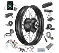 BAFANG G062 48 V 1000 W Motor Trasero para 175 mm Gota, Kit de conversión de Rueda eléctrica Fat Tire de 20" 26" con batería (Opcional) y Pantalla LCD (Opcional), Kit de Rueda Trasera con Sensor Pas