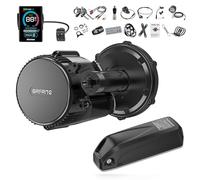 Bafang Kit de conversión de bicicleta eléctrica de 48 V 750 W con protocolo CAN BBS02B CAN con batería de tubo descendente de 48 V 13 Ah y pantalla VD618 y plato 44T para bicicleta de montaña BB68-73