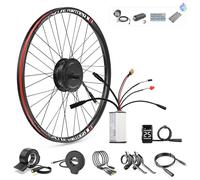 BAFANG Rueda Delantera 48V 500W Motor de Cubo, Kit de Conversión de Bicicleta 28" 29" 700C, Anchura de Montaje 100MM, Motor Delantero - Brushless Geared Motor, Ebike Conversion Kit con LCD DZ40