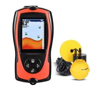 BAFEIYA Buscador de Peces portátil, Alarma de Profundidad, Detector de Peces con Cable, ecosonda inalámbrica for Pesca.