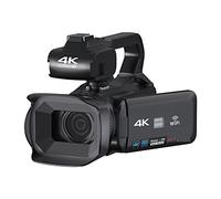 BAFEIYA Cámara de vídeo Vlogging Cámara Grabadora 18X Digital Vlog Videocámara 4K Cámara de Video Profesional Stream Webcam Auto Focus 64MP Fotografía Grabadora Lapso de Tiempo(64G SD Card,Standard)