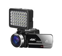 BAFEIYA Cámara de vídeo Vlogging Cámara Grabadora 2 PCS Cámara de Video Digital 4K Stream Videocámara for Time-Lapse Vlog Recorder 48MP Fotografía Cámara Web(32G SD Card,NA-U800-LO)