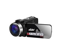 BAFEIYA Cámara de vídeo Vlogging Cámara Grabadora Cámara de Video Digital Videocámara Profesional 4K Kit de vlogging de luz de Relleno for transmisión con 16X Zoom Fotografía(No SD Card,Standard)