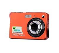 BAFEIYA Cámara de vídeo Vlogging Cámara Grabadora Cámara Digital Pantalla TFT de 2.7 Pulgadas 5.0MP Anti-vibración Zoom Digital 8X Cámara de Video de píxeles de 1800w Cámara for Selfies(Standard,Rot)