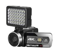 BAFEIYA Cámara de vídeo Vlogging Cámara Grabadora Full 4K Cámara Digital Video Vlog Videocámara 48MP for transmisión en Vivo con Auto Focus Grabadora Digital Lapso de Tiempo(No SD Card,AF6-Light)