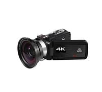 BAFEIYA Cámara de vídeo Vlogging Cámara Grabadora Videocámara 4K 48MP Luz de Relleno incorporada Pantalla táctil Vlogging for grabadora Cámara Digital(16 G SD Card,AF1 Lens)