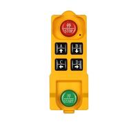 BAFEIYA Control de grúa, DC12/24/36 4CH Control Remoto inalámbrico Interruptor de luz LED Salida relé Radio transmisor Impermeable y Receptor 433(Remote 1PCS)