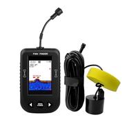 BAFEIYA Sonda de Pesca portátil con Sensor de sonda de Cable, sonda de Profundidad y Temperatura del Agua.