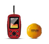 BAFEIYA Sonda de Pesca portátil, Eco de Pesca, 36 m, Detector de Pesca(Rot)