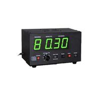 BAFEIYA Temporizador de Gimnasio portátil enchufable, Temporizador de intervalos LED, Reloj de Cuenta Regresiva, cronómetro(Groen)