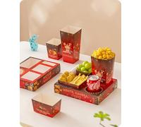 Baffect 100 bandejas para aperitivos de noche de película, 20 cajas de palomitas de maíz, 20 cuencos de ensalada, 20 cuencos de nachos, 20 invitaciones de fiesta de película, suministros de noche de