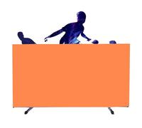 Bafles portátiles de tenis de mesa, 4 bloques de obstáculos móviles, pantallas de partición temporales de cancha para escuelas y estadios, tamaño: 140 x 75 cm, mejora el entorno del juego