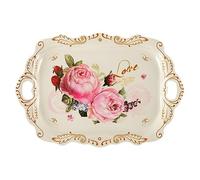 Bafnsiji Bandejas Grandes de plástico para Servir, Bandeja de té de melamina, bandejas rectangulares, bandejas Decorativas para Servir, bandejas para Servir Alimentos o Bebidas,38.1cm