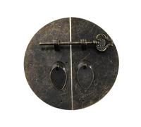 Bafnsiji Herrajes de Puertas Chinos clásicos, manija de Tirador de Puerta de Cobre Antiguo de Estilo Chino, Puerta de manija de Muebles, herrajes de tirones de Muebles Antiguos