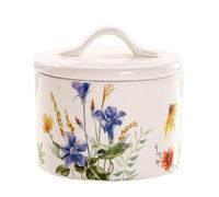 Bafnsiji Jarra de té de cerámica, Recipiente de Almacenamiento con Tapa hermética, frascos de Almacenamiento de té de Estilo Chino Vintage, Recipiente de Almacenamiento de cerámica para té