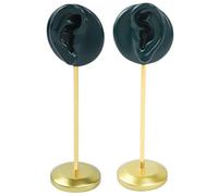 Bafnsiji Soporte para Exhibir Pendientes de 1 Par, Soporte para Pendientes, Modelo de Oreja de Resina, Base con Forma de Oreja, Organizador de Modelo, Soporte para Pendientes Izquierdo y Derecho,B