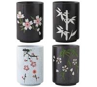 Bafnsiji Taza de té de cerámica, Copa de cerámica 300ml, Tazas de té japonesas, Juego de té de cerámica, Taza de Taza de cerámica, Taza de Porcelana Hecha a Mano