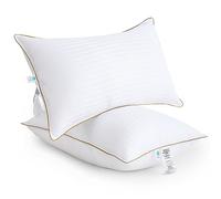 Bafode Juego de 2 Almohadas de Cama de tamaño estándar, Almohada refrescante Alternativa Suave para Dormir de Lado, Boca Arriba o Boca Abajo