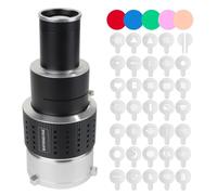 BAFONGCINE Proyector óptico Snoot Bowens con lente cónica con lente óptica, varios gobos para Aputure 100DS 100XS 200XS 200DS 300C 300DII 300X